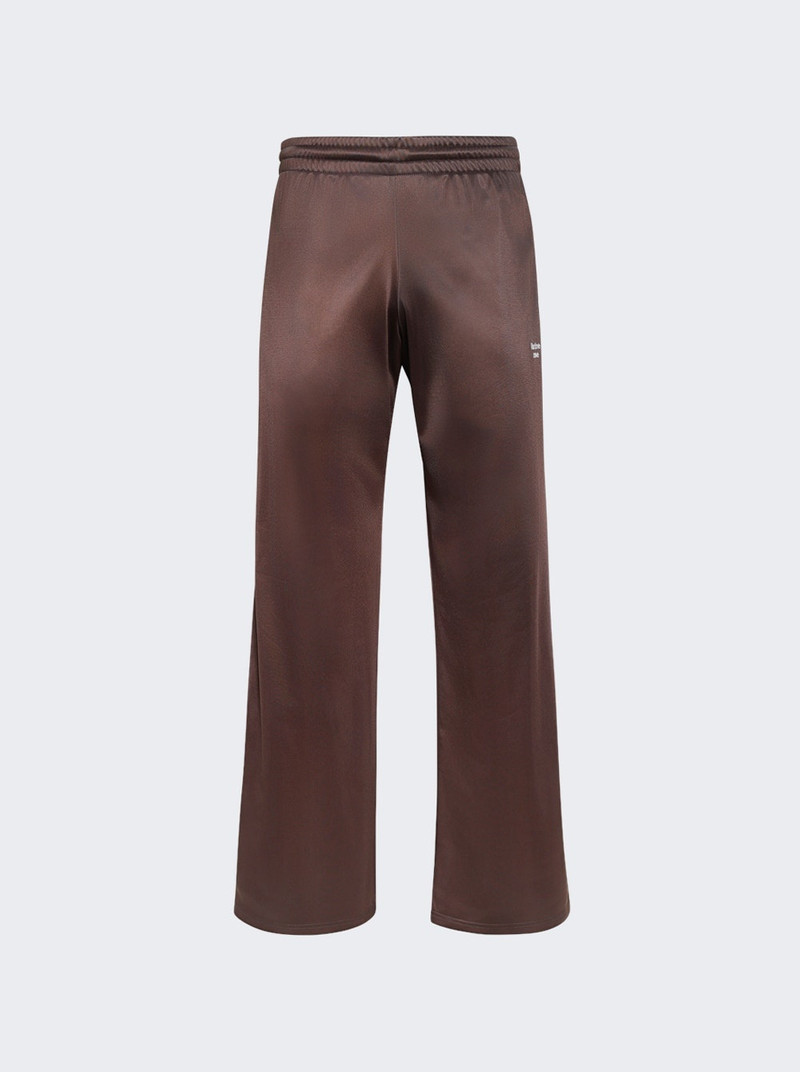 Wide Leg Track Pant Brown - 1