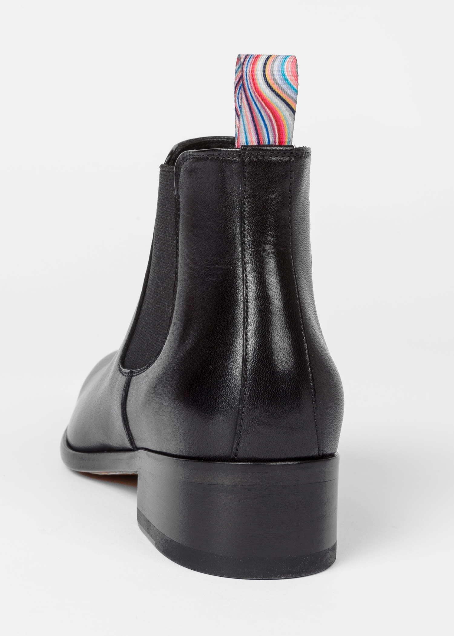 Paul Smith Black Leather Jackson Chelsea Boots REVERSIBLE