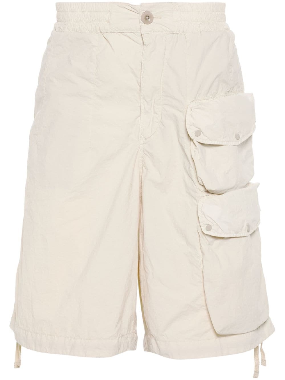 taffeta cargo shorts - 1