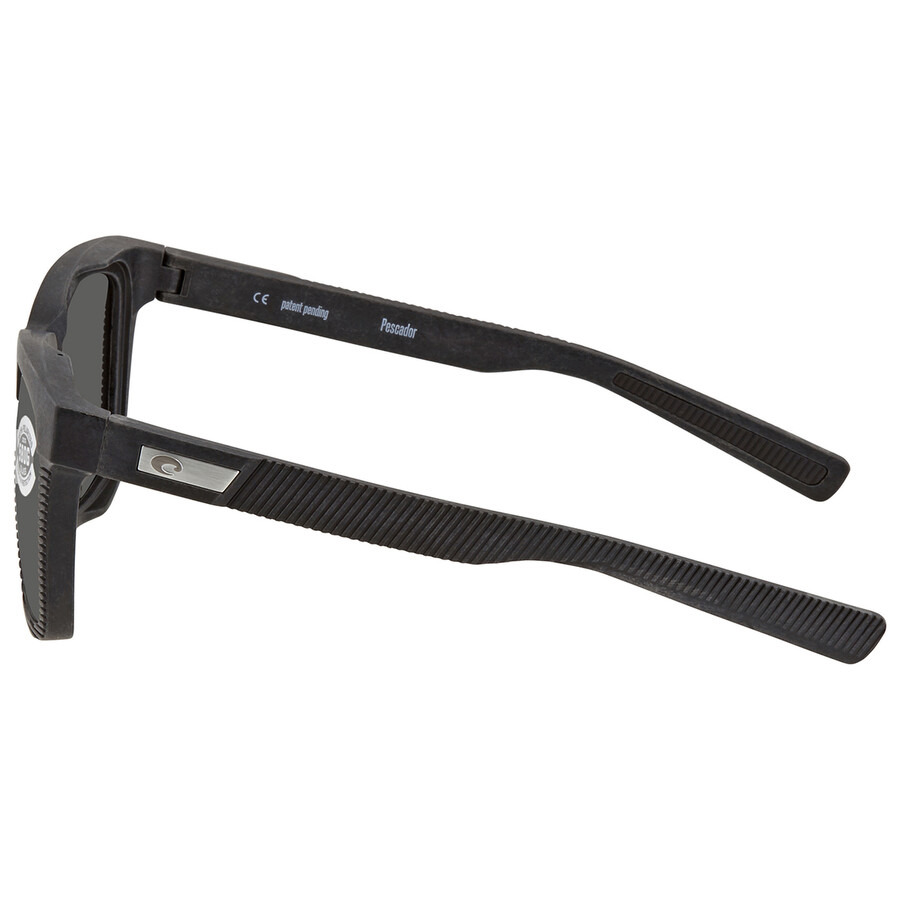 Costa Del Mar - Costa Del Mar Pescador Grey Polarized Glass Square Men's Sunglasses 6S9029 902906 55 - 3