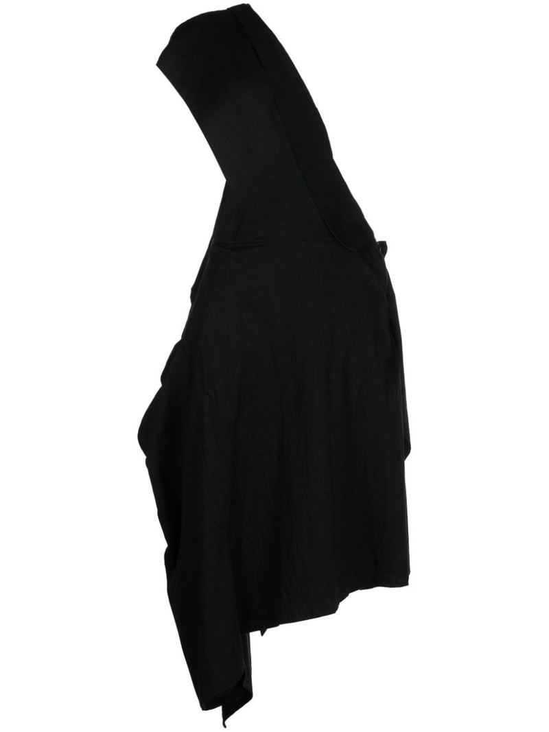 asymmetric-design cotton dress 1