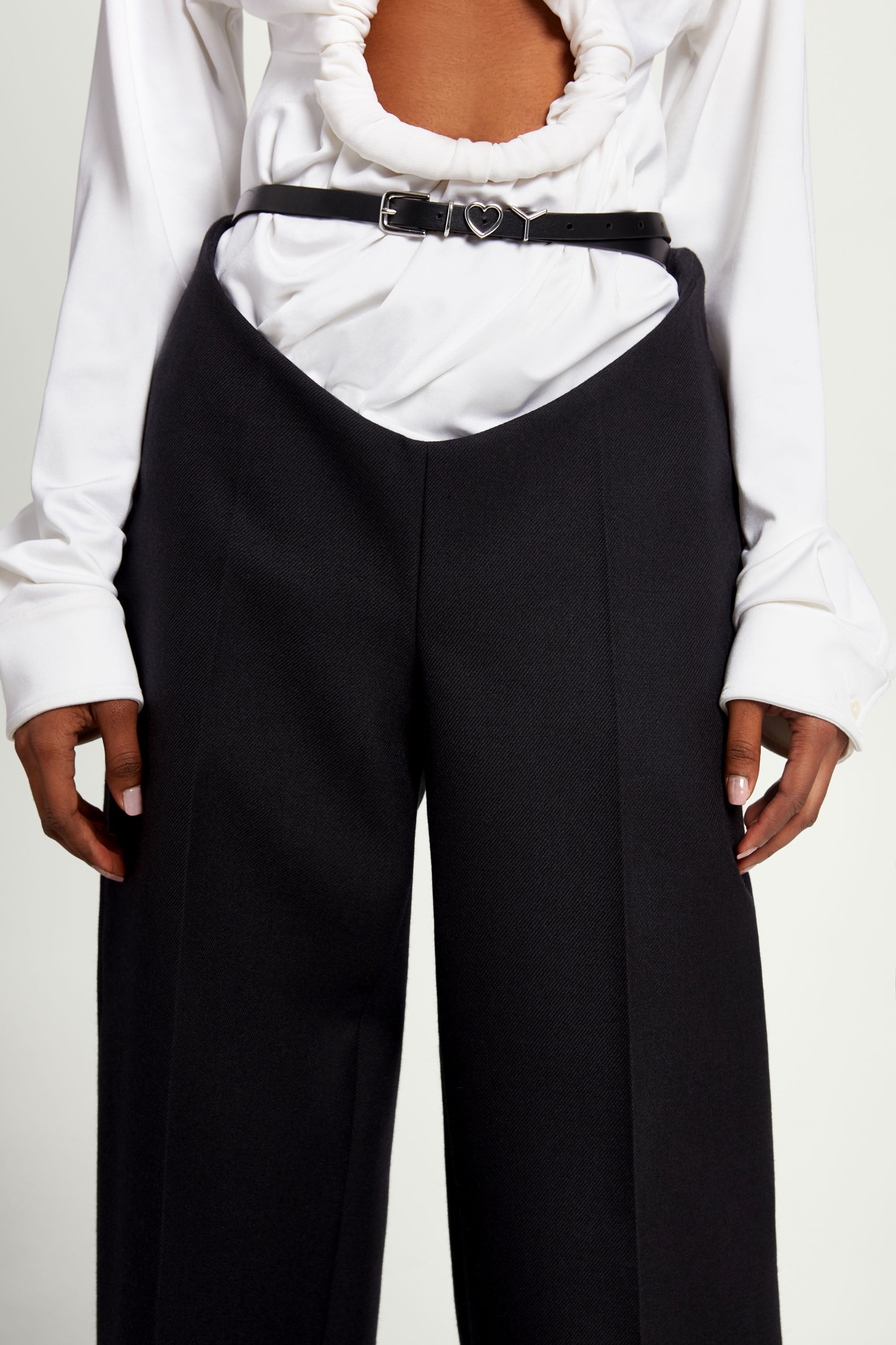 Y Belt Arc Pants - 3