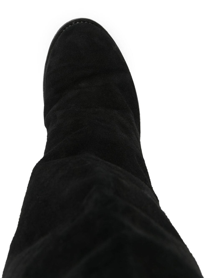 asymmetric-heel 무릎 부츠 4
