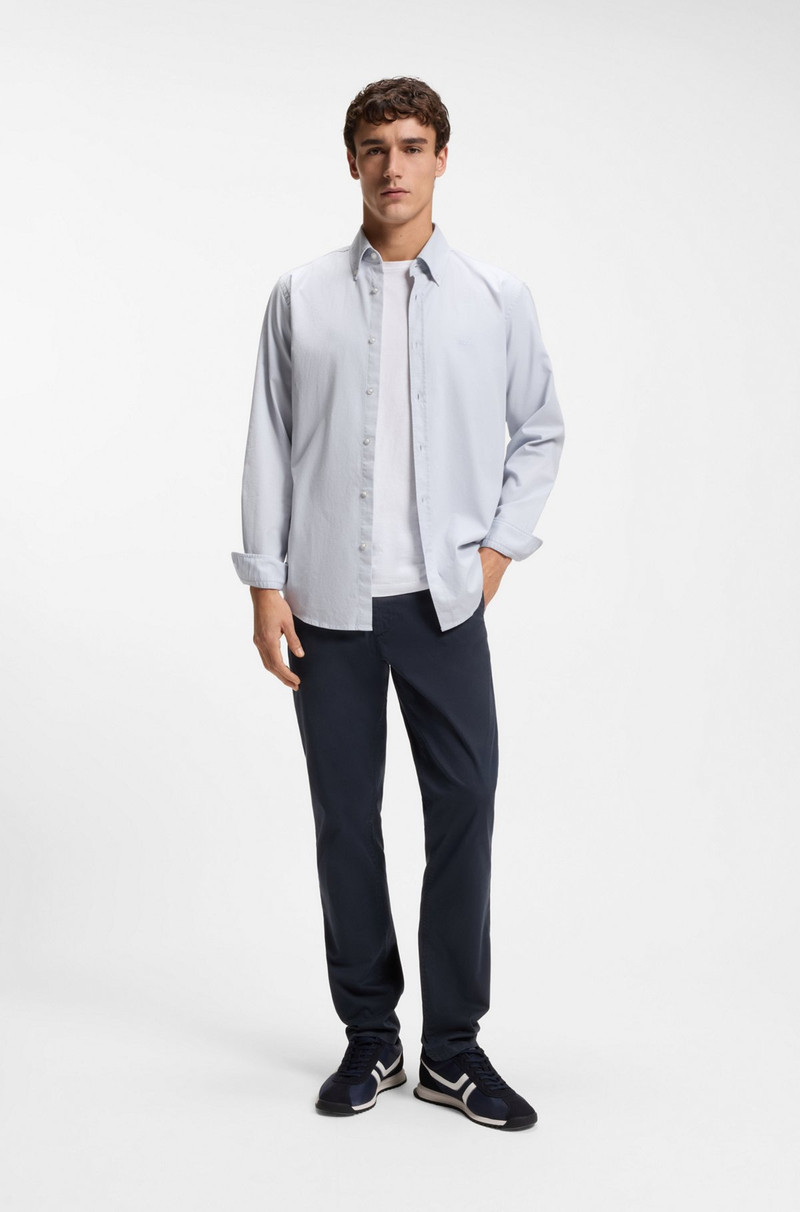 BOSS SLIM-FIT CHINOS IN PRINTED STRETCH-COTTON TWILL outlook