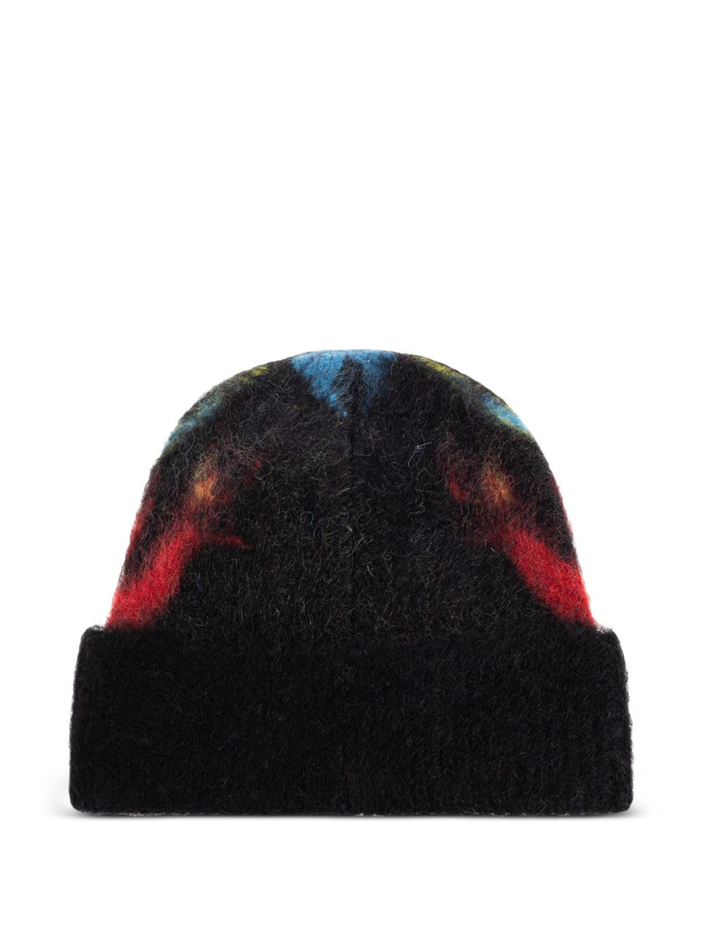 flame-motif beanie hat - 2