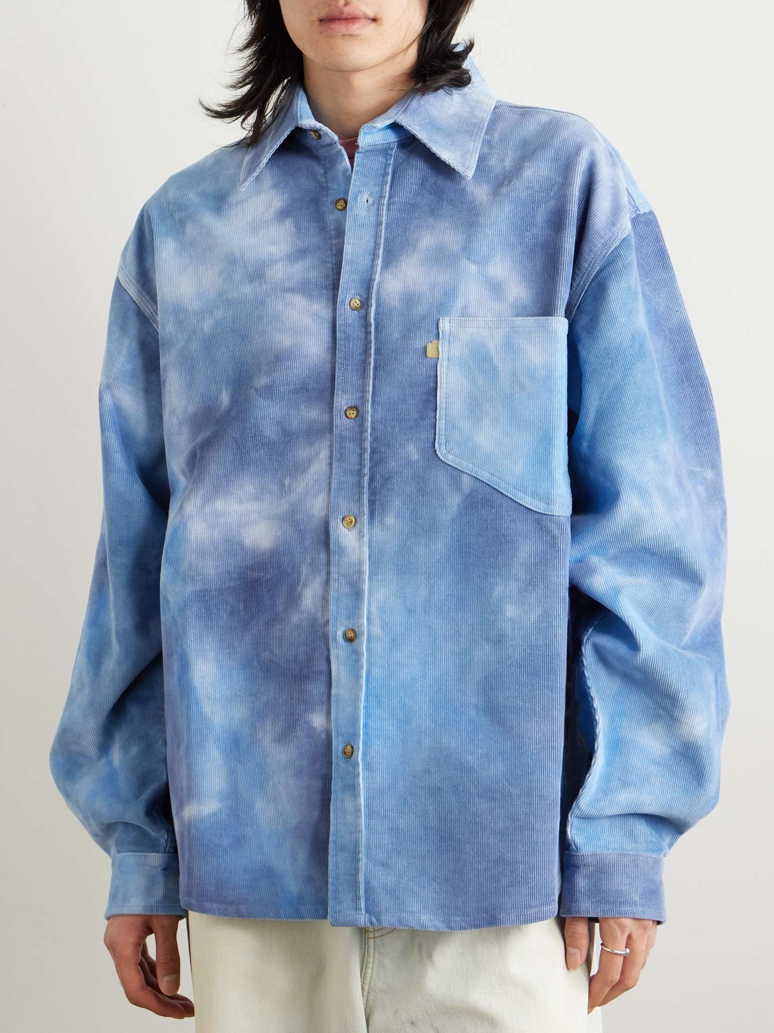 Tie-Dyed Cotton-Corduroy Shirt - 3