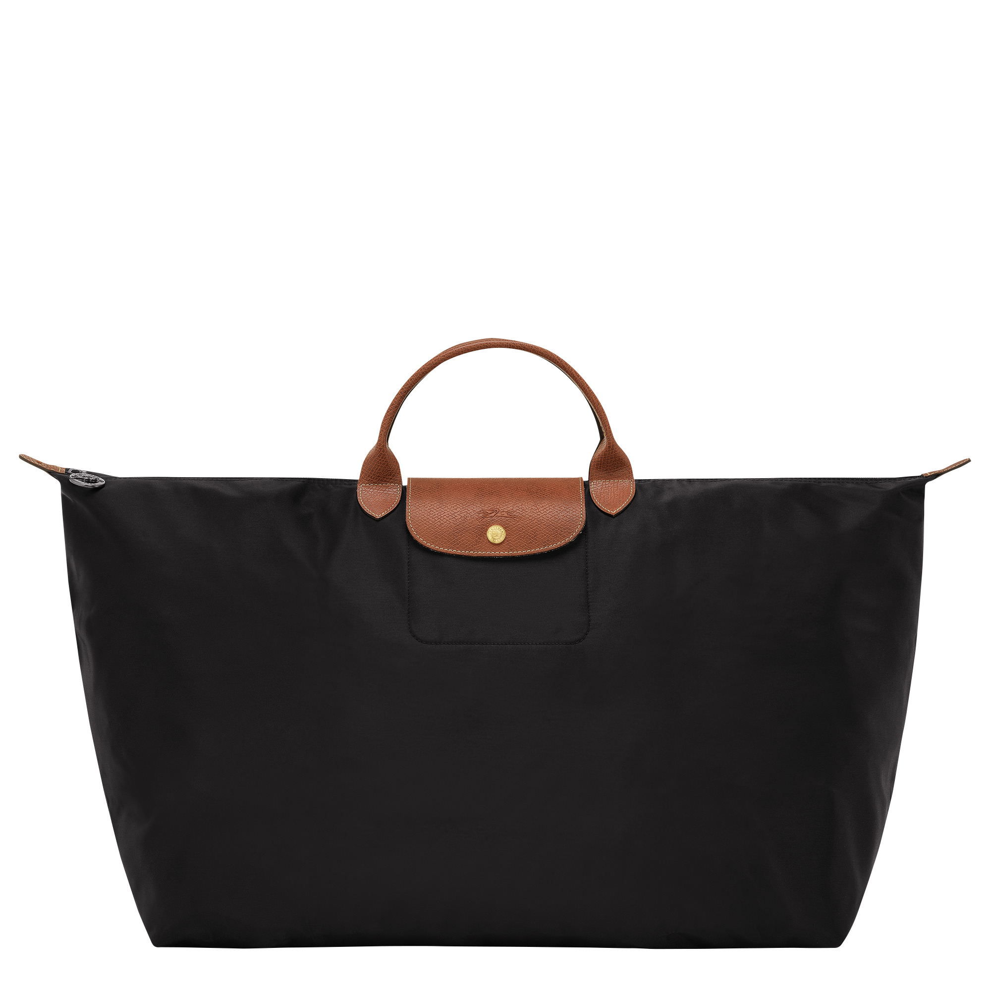 Le Pliage Original M Travel bag Black - Recycled canvas - 1