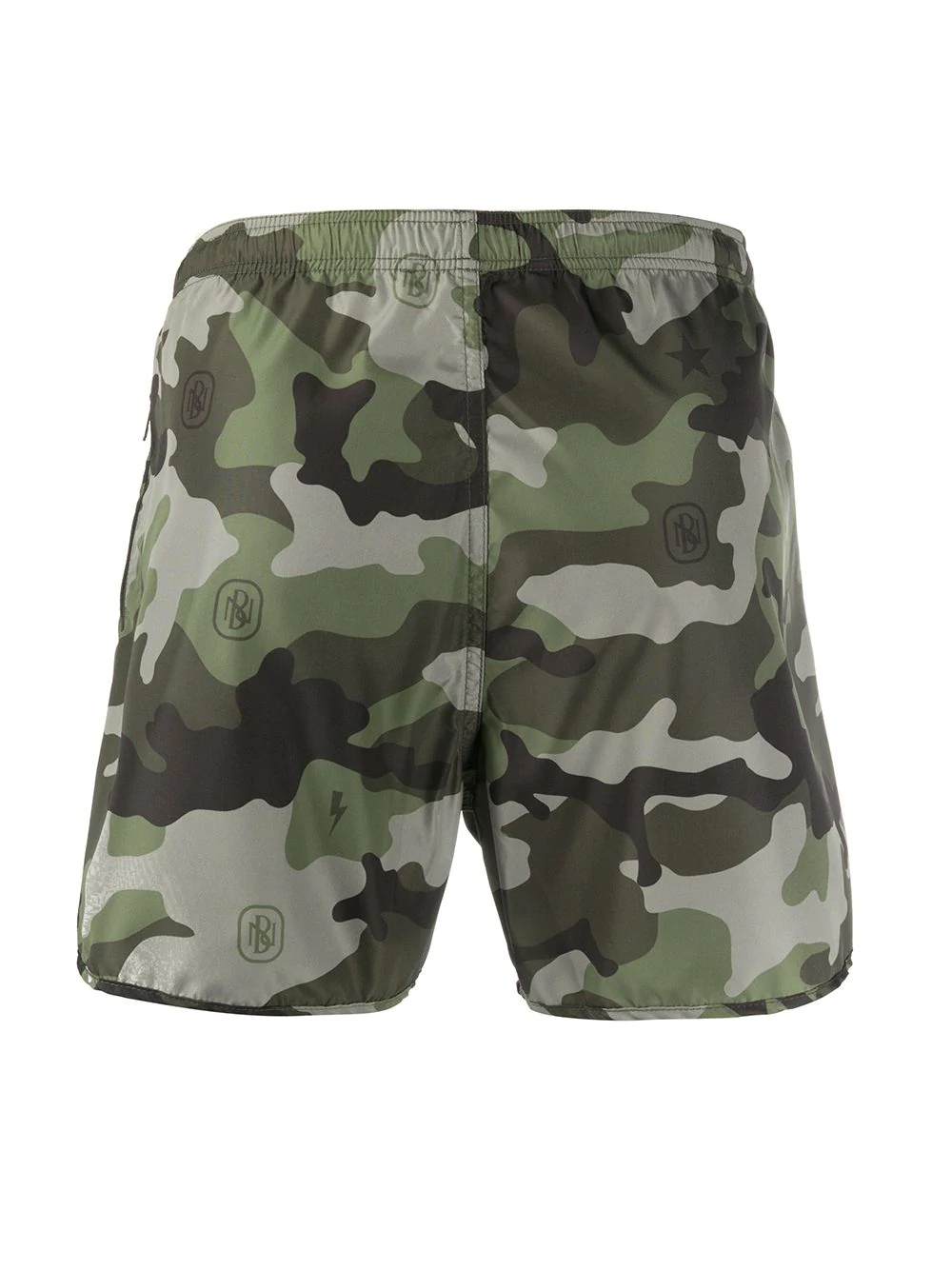 camouflage pattern swim shorts - 2