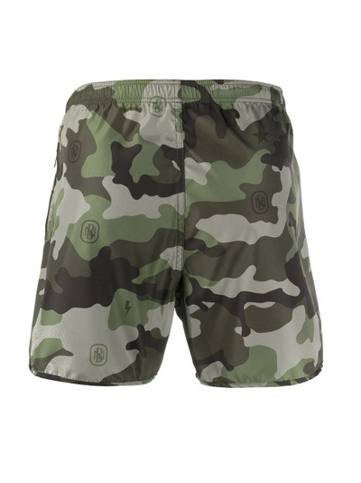 Neil Barrett camouflage pattern swim shorts outlook