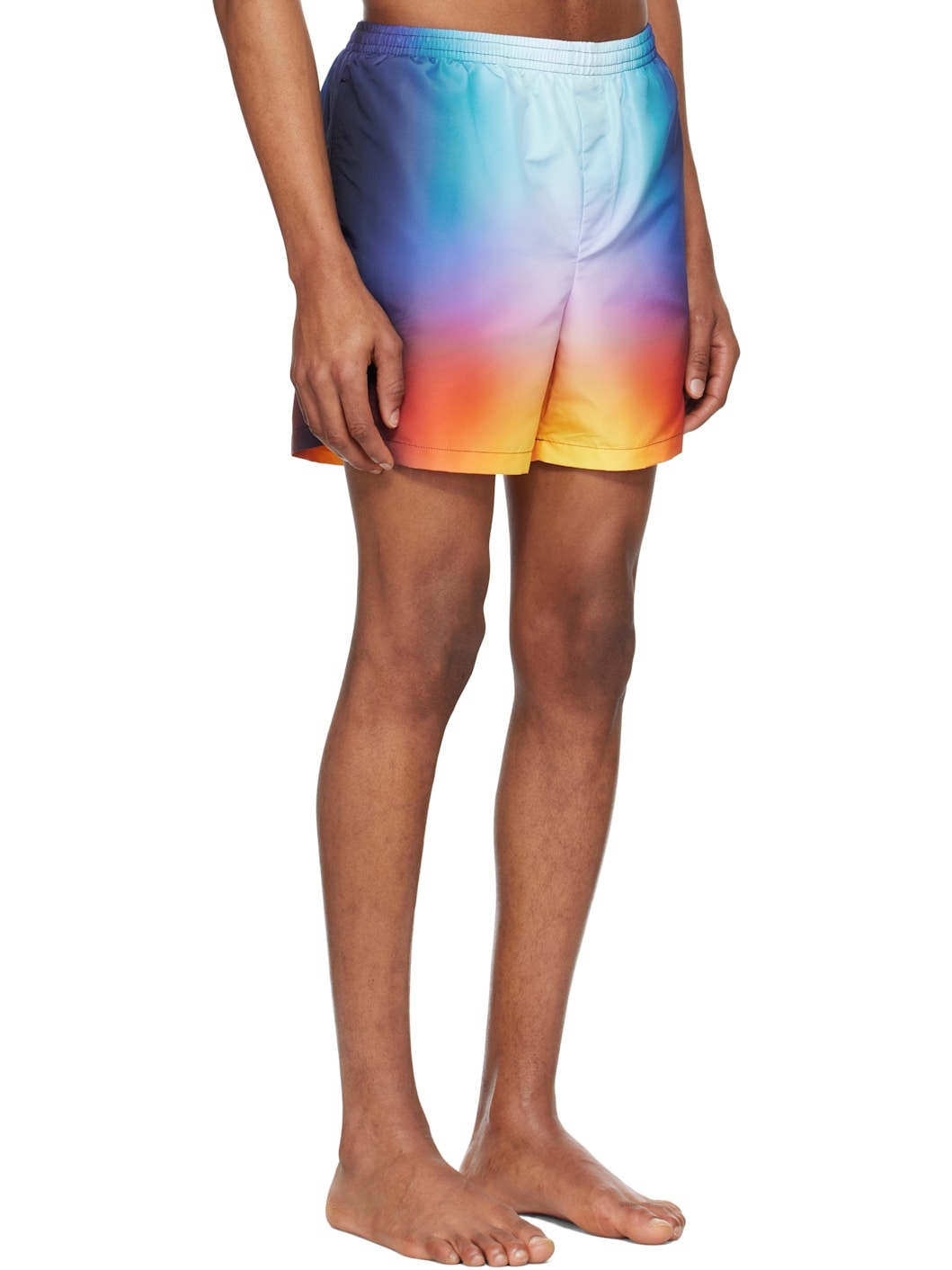 Multicolor Tie Dye Swim Shorts - 2