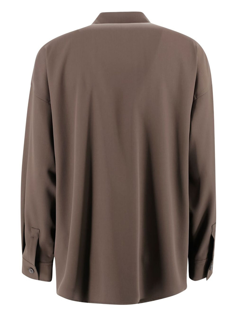 WEEKEND Max Mara double-pocket virgin-wool shirt outlook