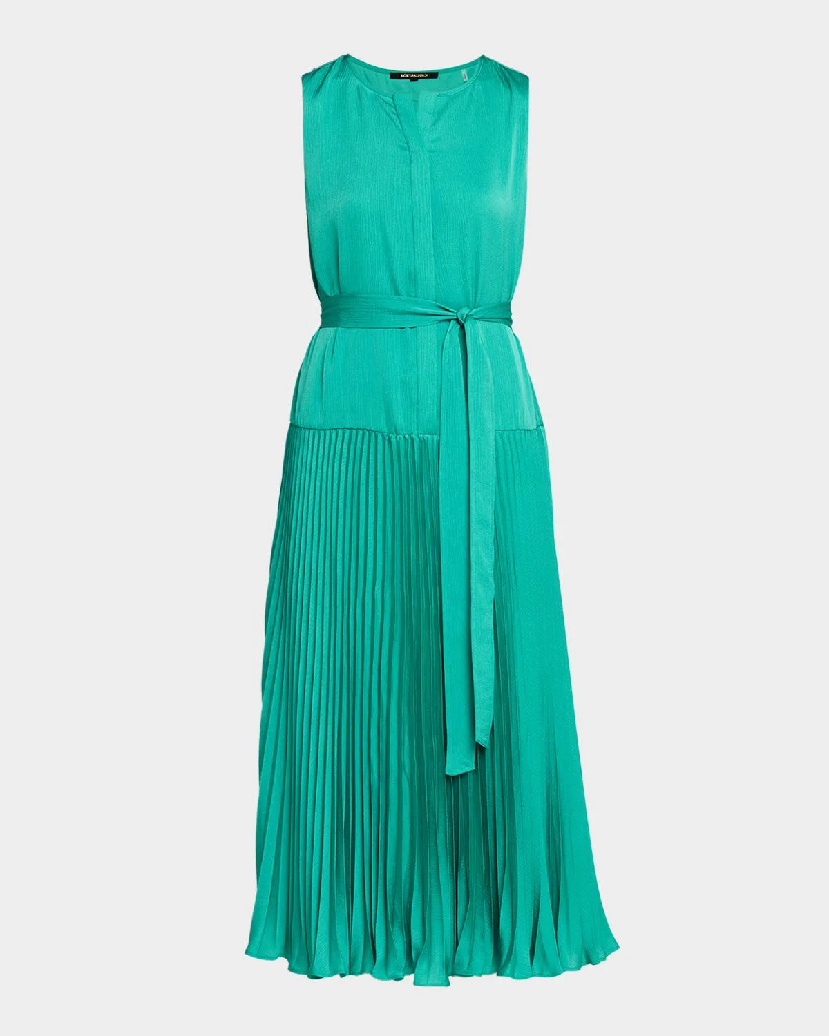 Maxine Sleeveless Accordion Pleated Midi Dress - 1