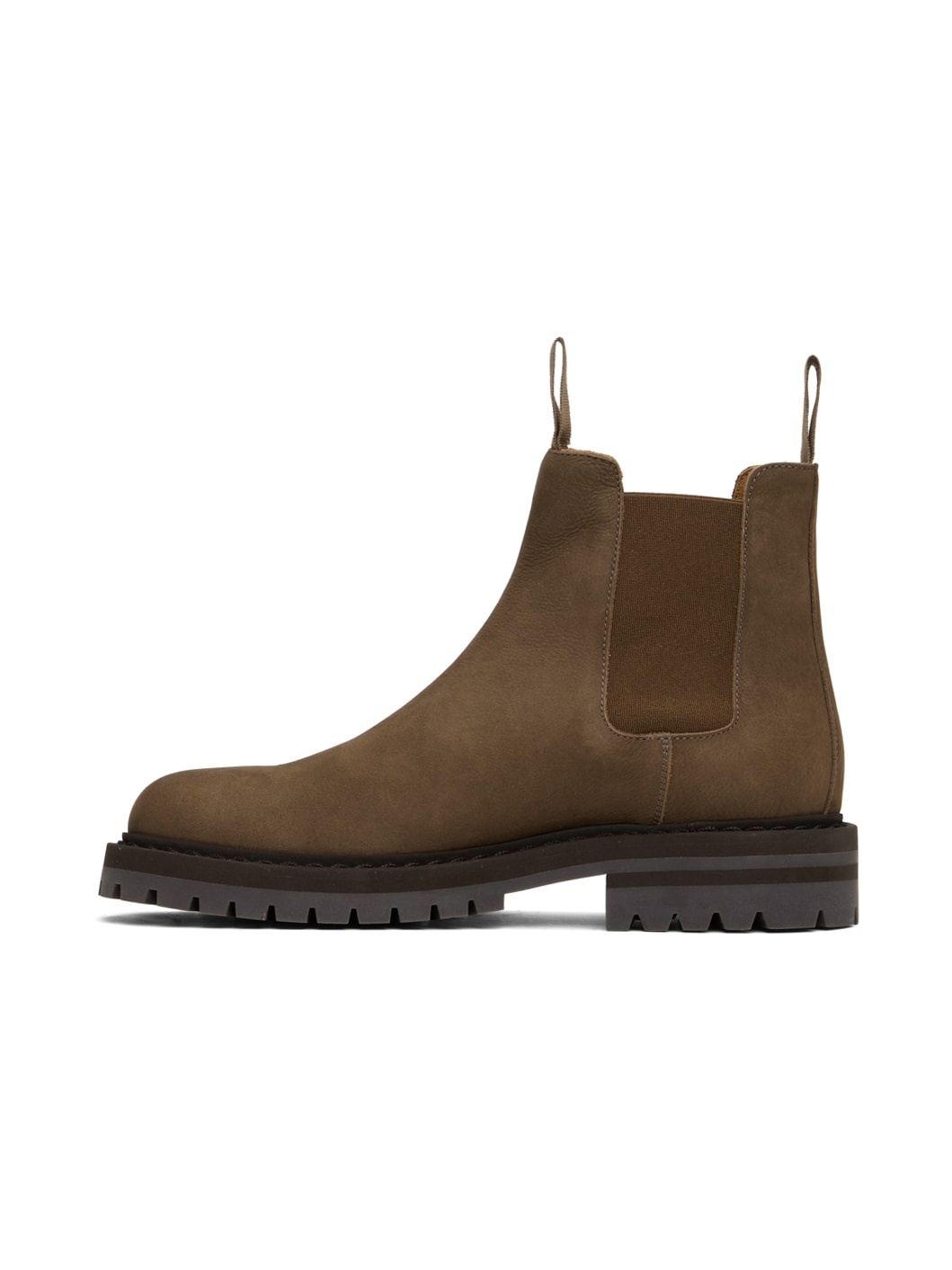 Brown Suede Chelsea Boots - 3
