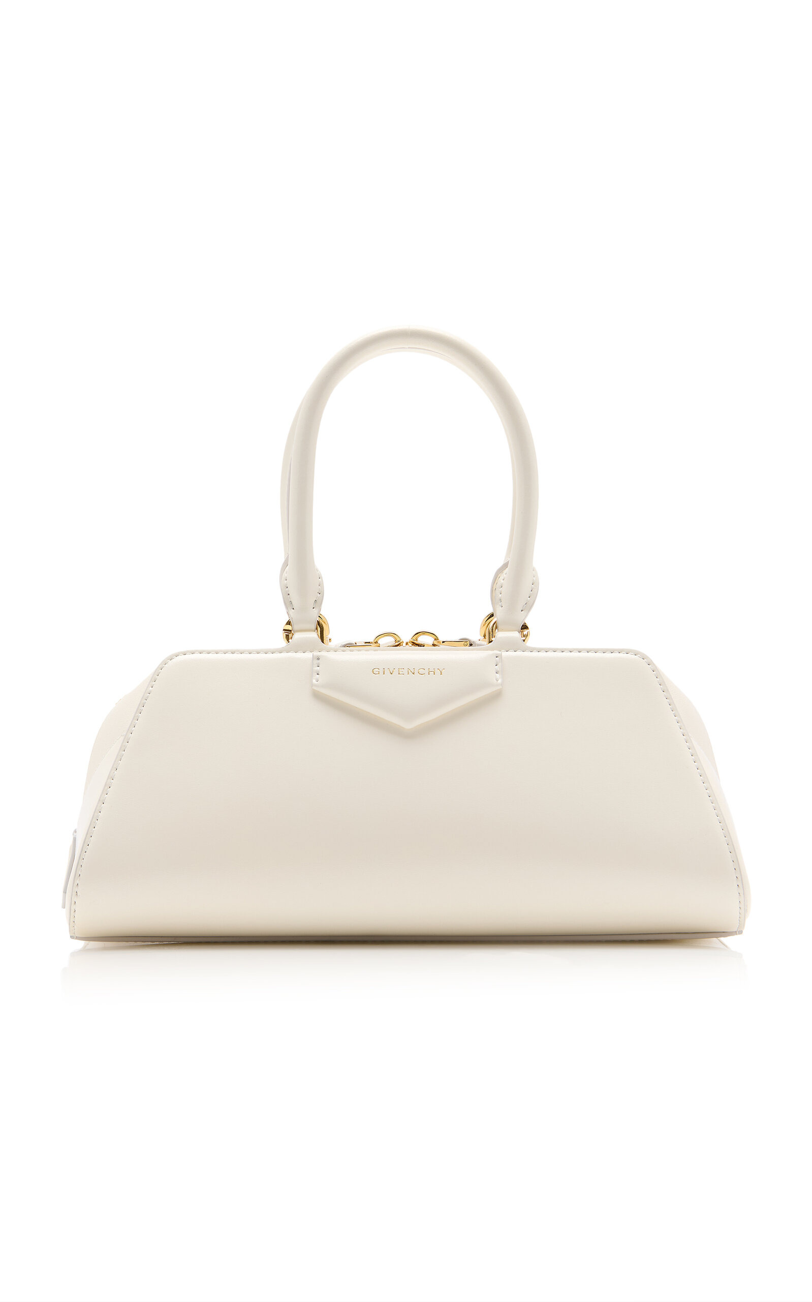 Antigona E/W Small Leather Bag white - 1