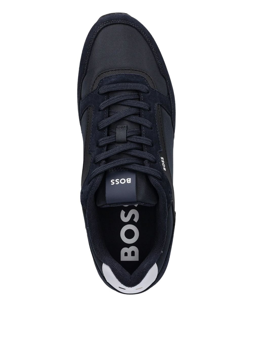 Parkour suede-panelled sneakers - 4