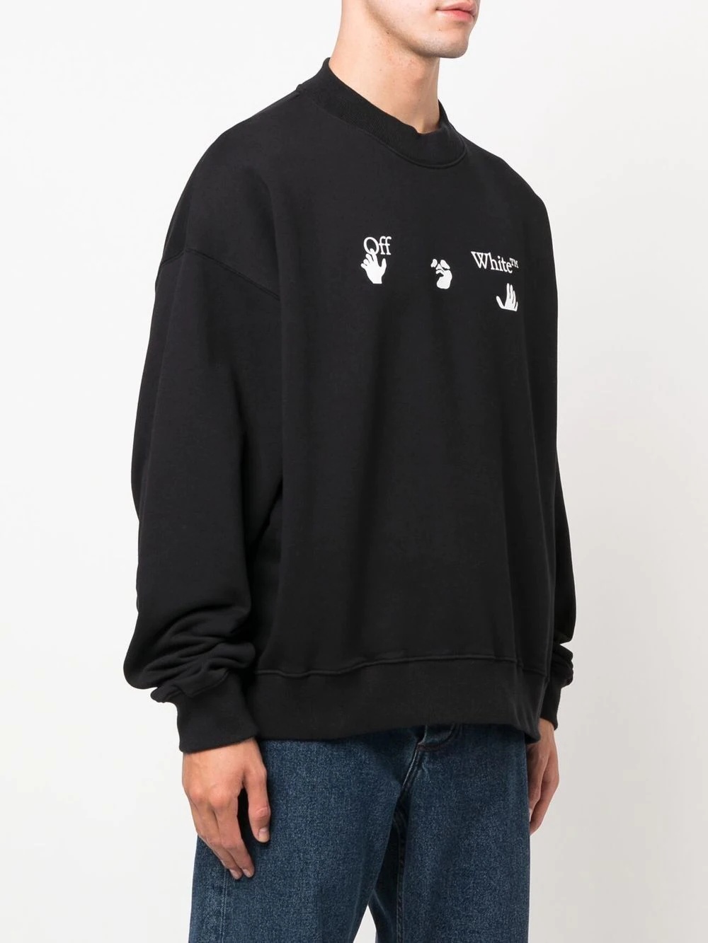 Swimming Man-logo cotton sweatshirt - 3