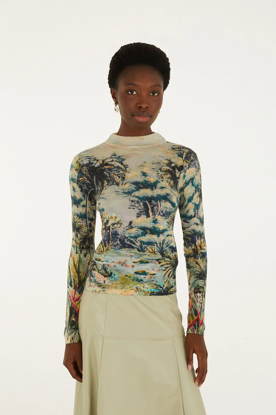 Petricor Long Sleeve Knit Top - 1