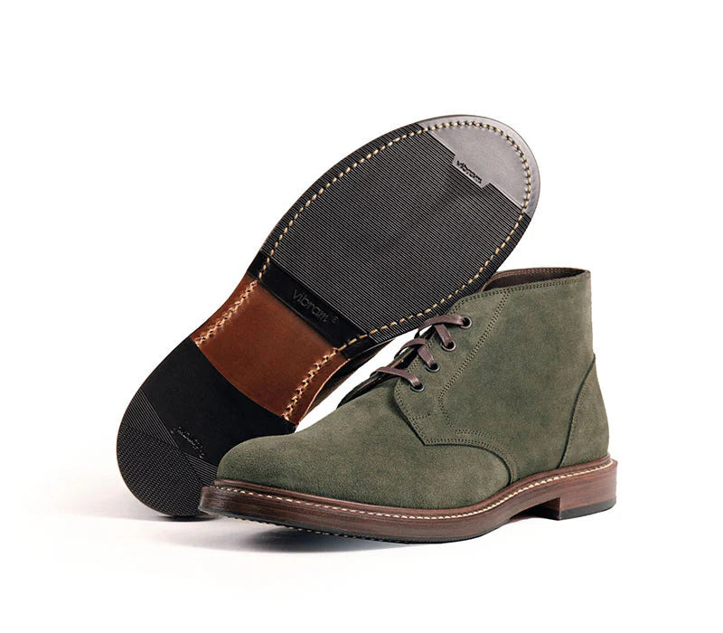 LK-022 Steadfast Chukka Boot Japanese Suede Olive - 3