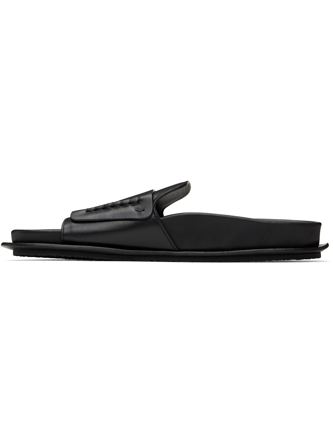 Black 'The Mocassin sandals' Sandals - 3