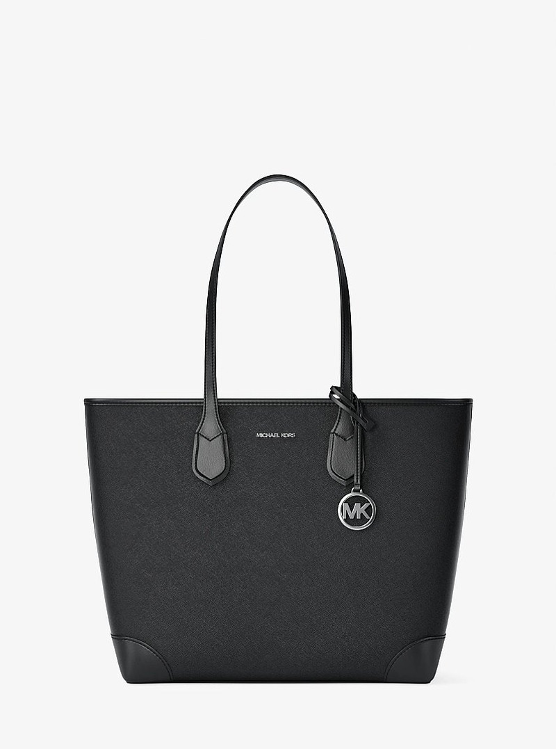 Eva Large Saffiano Leather Tote Bag 1