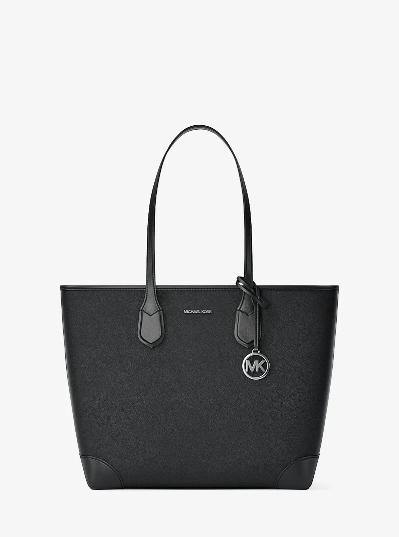 Eva Large Saffiano Leather Tote Bag - 1