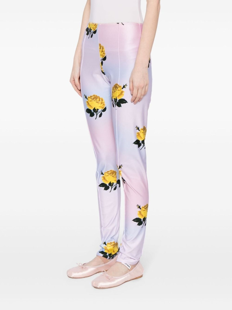 floral-print skinny trousers 3