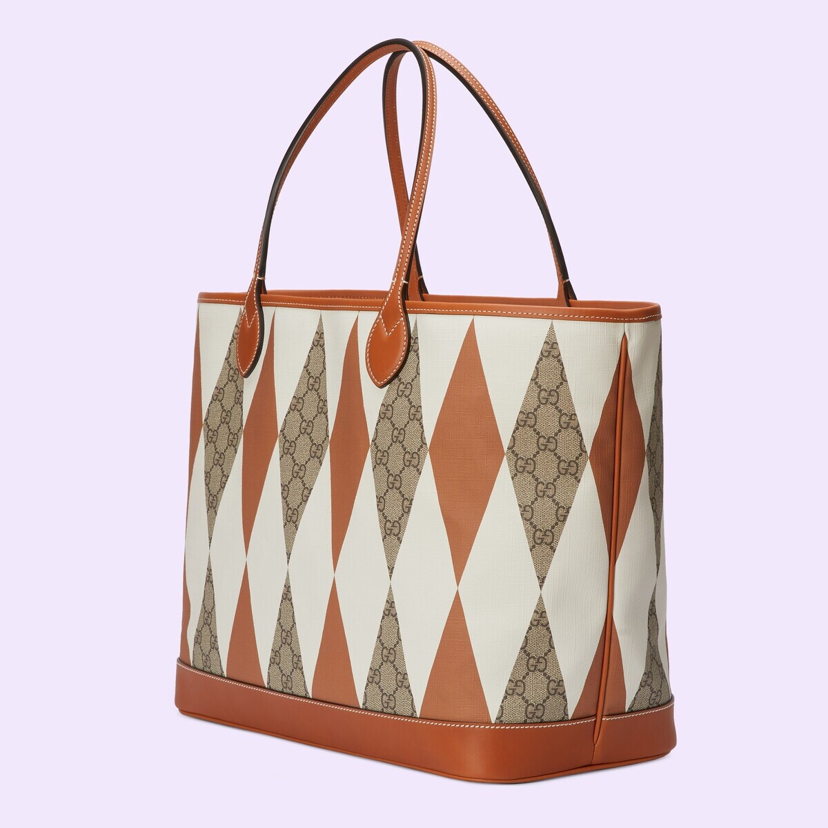 GG rhombus print large tote bag - 2