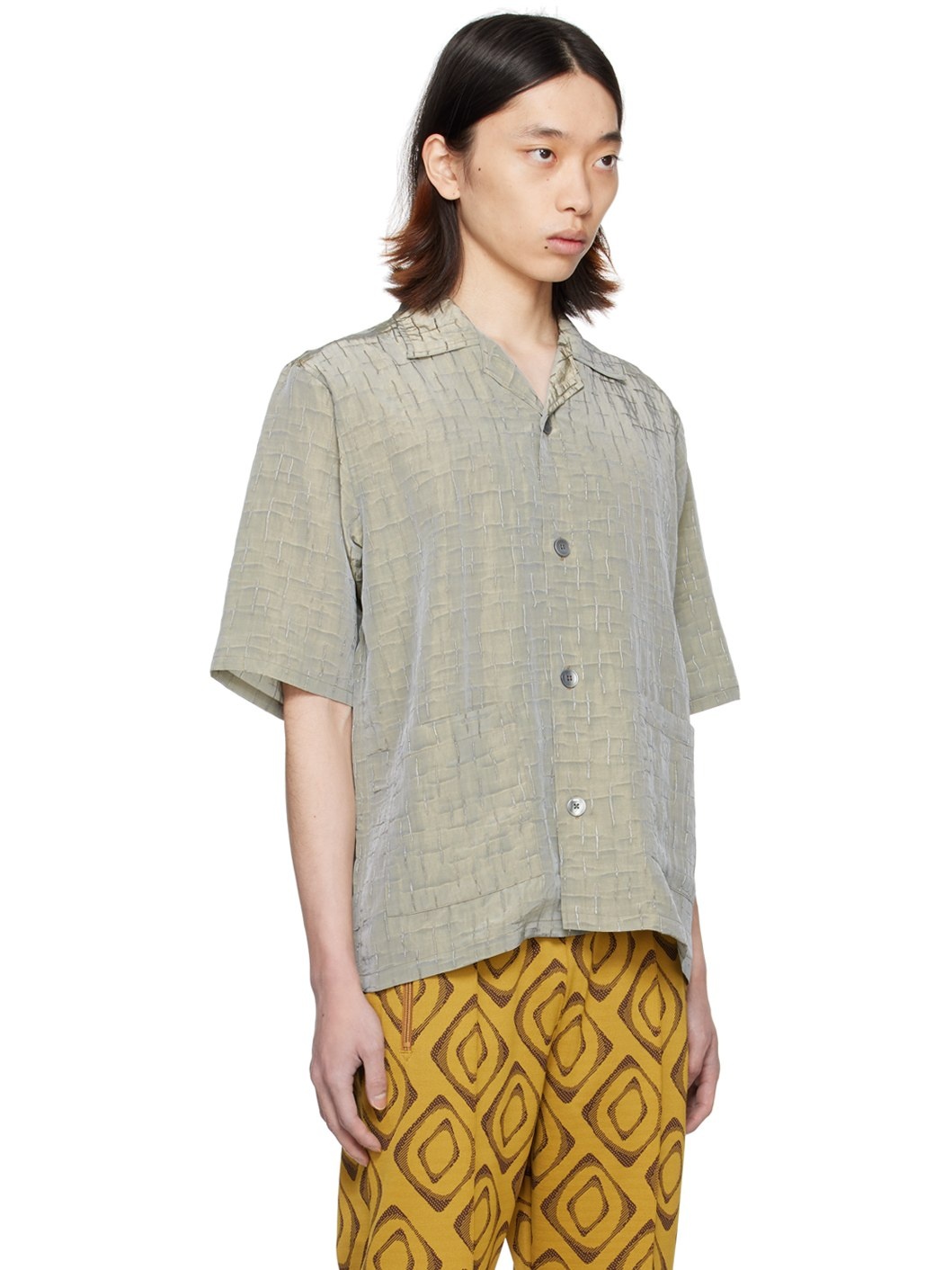 Gray Cabana Shirt - 2