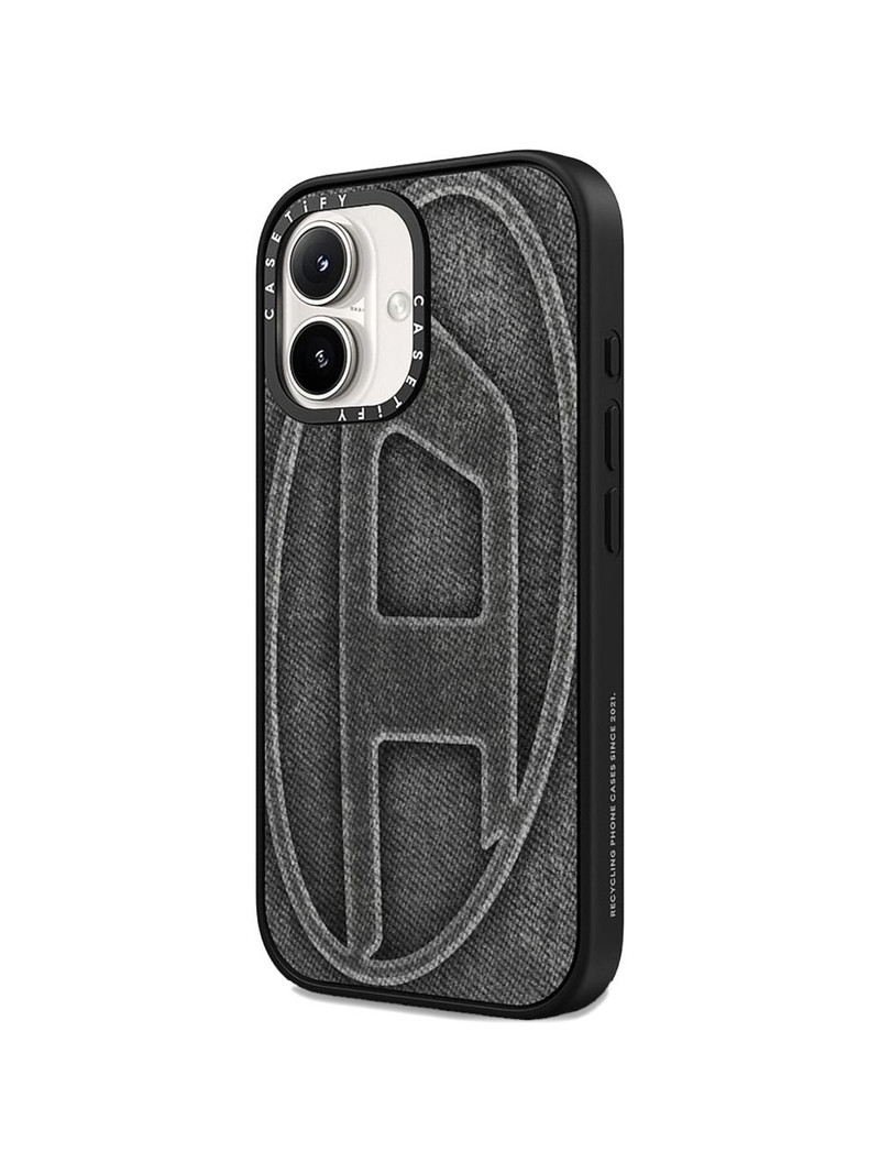 Diesel x CASETiFY logo-detail iPhone 16 case outlook