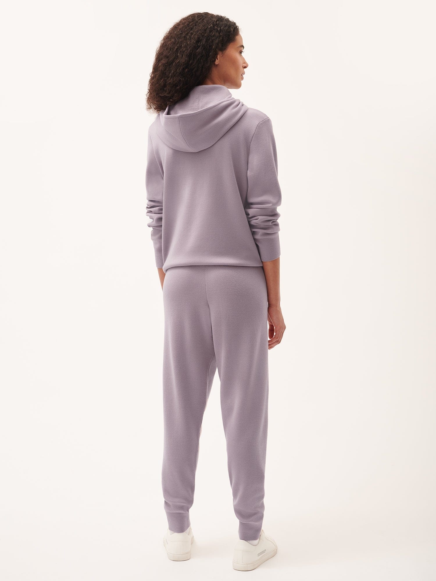 Womens DNA Regenerative Merino Wool Track Pants - Raisin Purple - 3