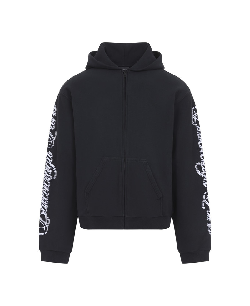 BALENCIAGA Regular Zip Up Hoodie outlook