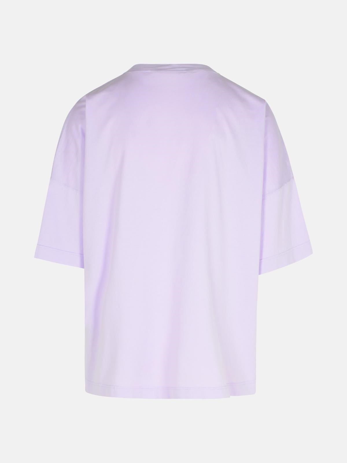 'NEON' LILAC COTTON T-SHIRT - 3