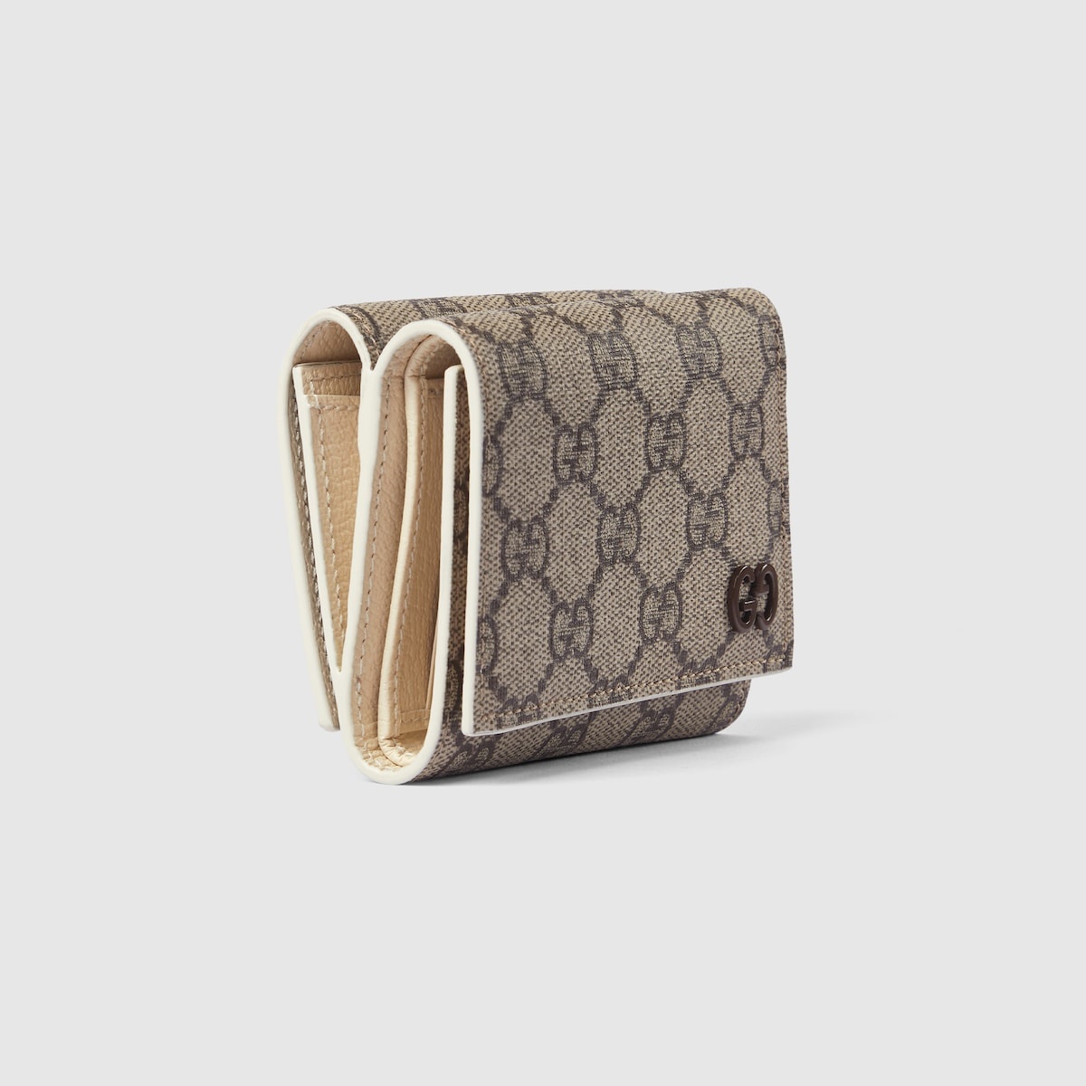 GG tri-fold wallet with GG detail - 3