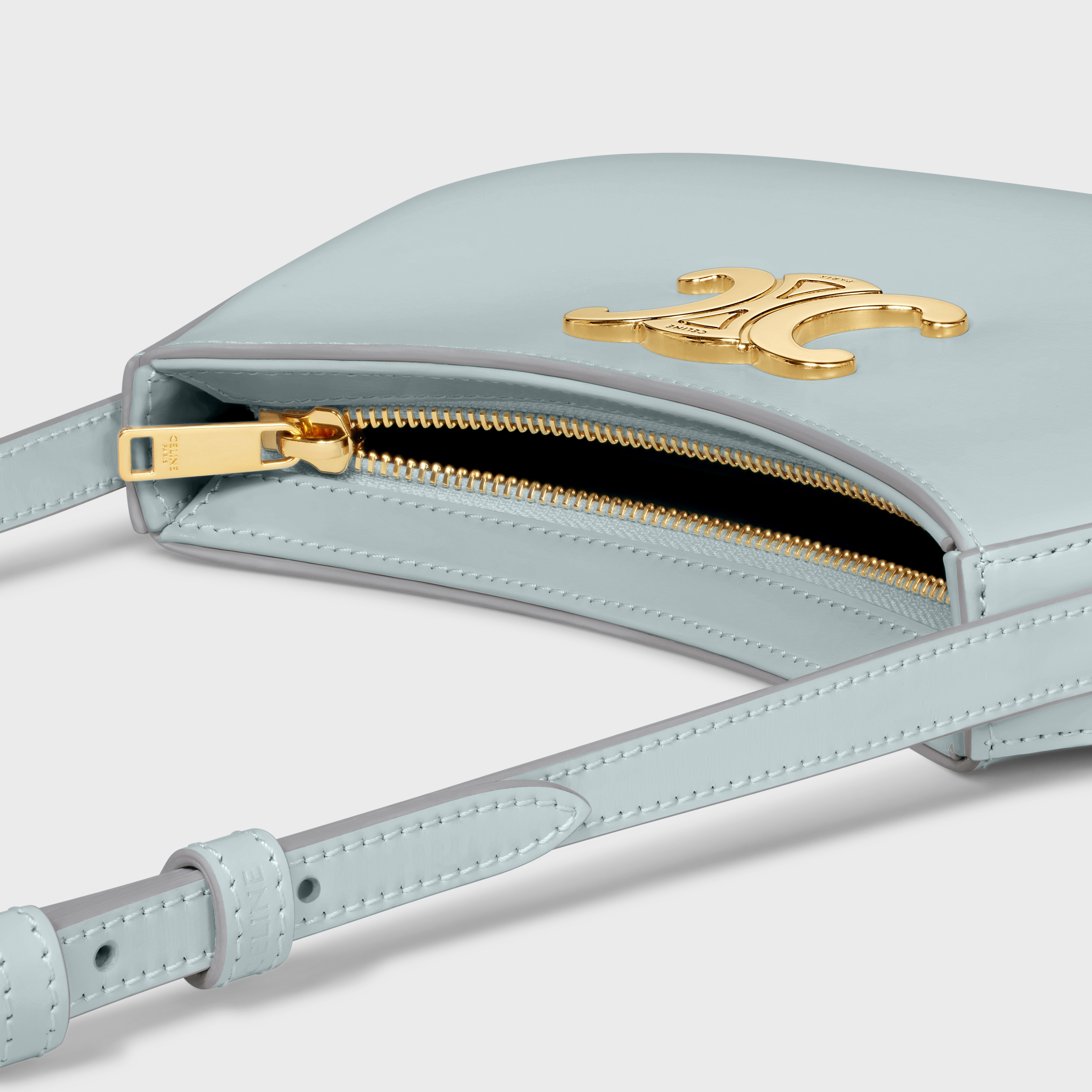 CELINE MEDIUM TILLY BAG IN shiny calfskin | REVERSIBLE