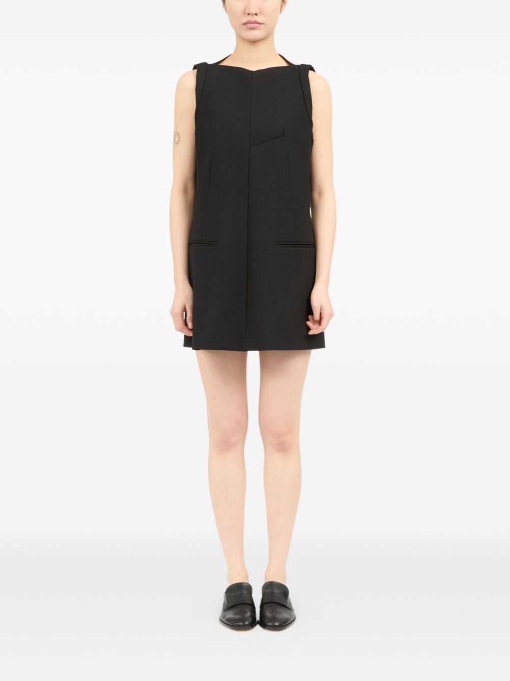 sleeveless mini dress - 2