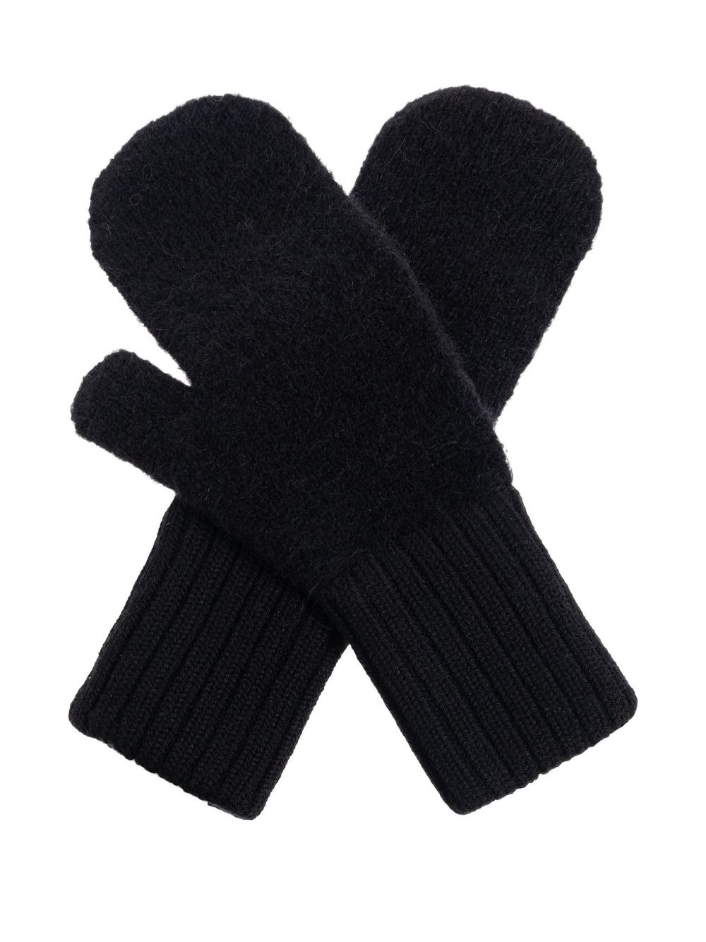 ribbed-cuff alpaca-wool gloves - 2