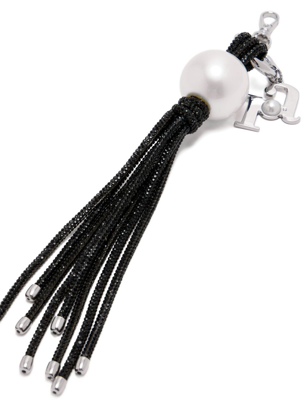 Ostrica crystal-embellished bag charm - 3