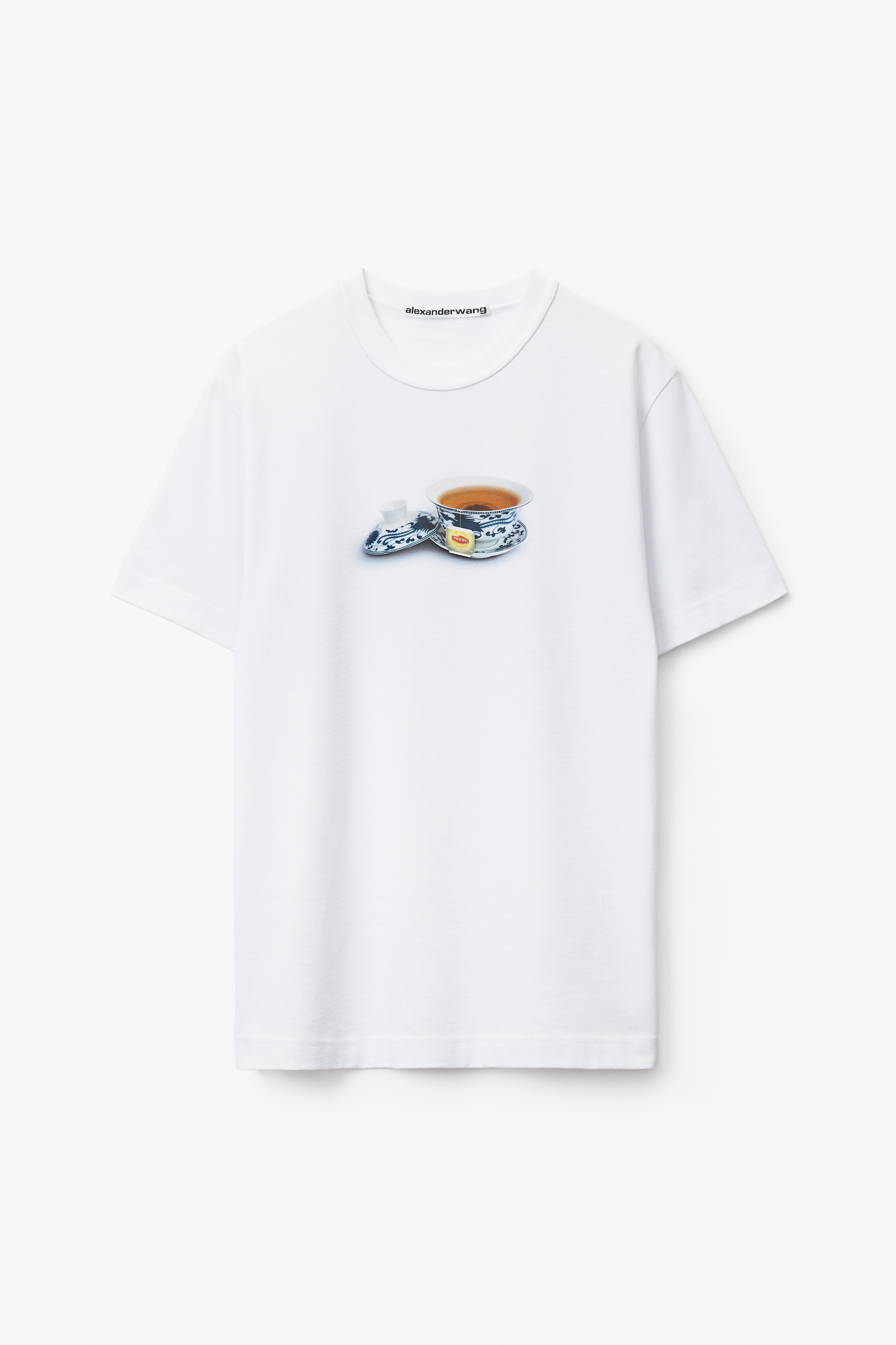 TEACUP GRAPHIC TEE IN COMPACT JERSEY - 1