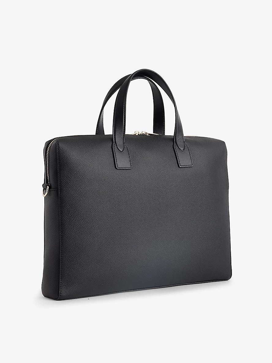 Double Zip Smith Briefcase Paul Smith Leather Bag Double Zip Black