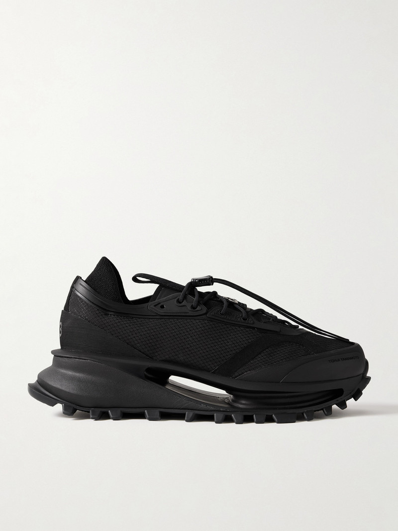 + Y-3 S-gendo Trail Rubber-trimmed Mesh Sneakers 1