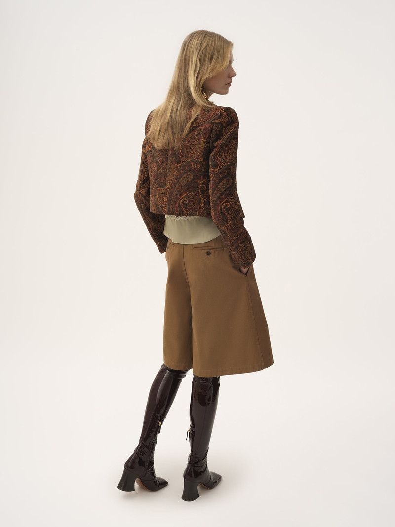 BOXY COLLARLESS JACKET IN TAPESTRY JACQUARD 6