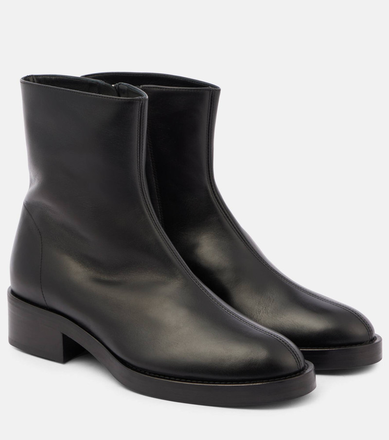 Leather ankle boots - 1