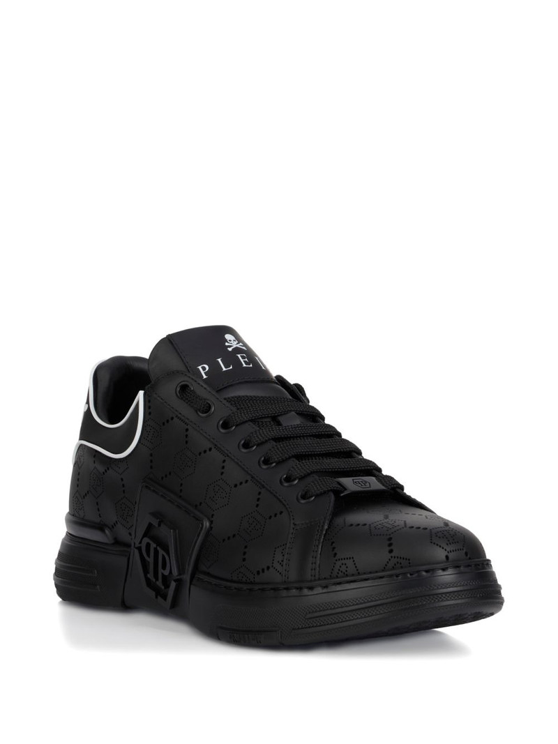 PHILIPP PLEIN monogram low-top sneakers outlook