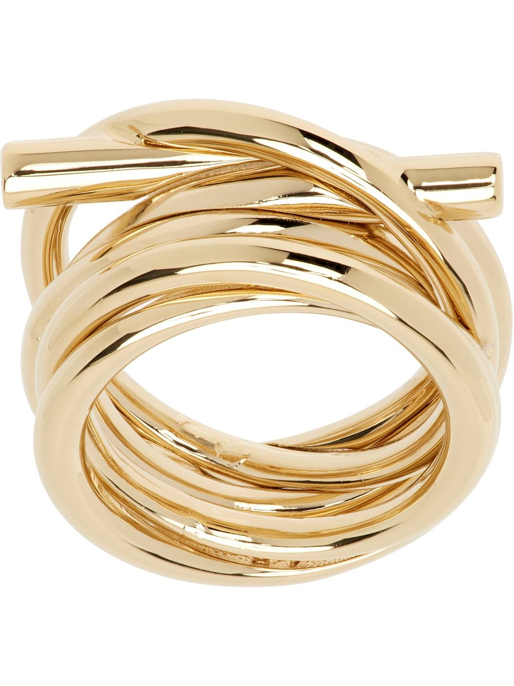 Gold Gancini Ring - 1