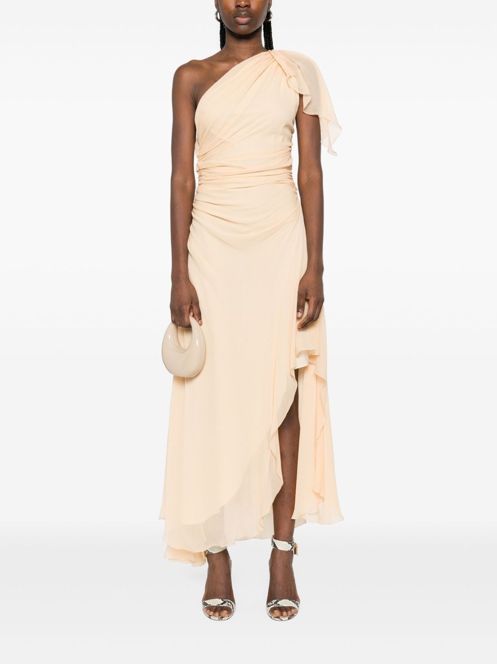 ruched maxi dress - 2