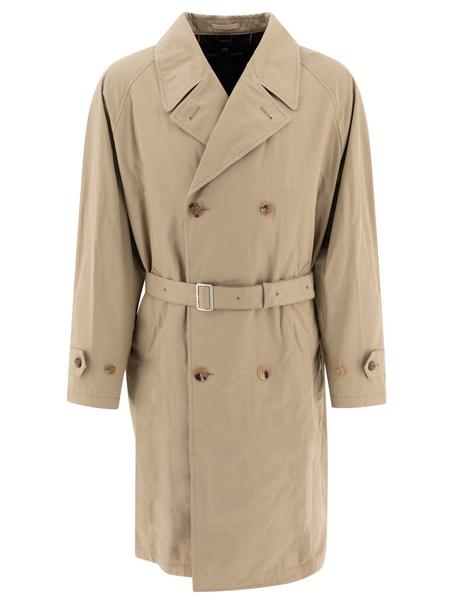 Comme Des Garçons Homme Belted Trench Coat - 1