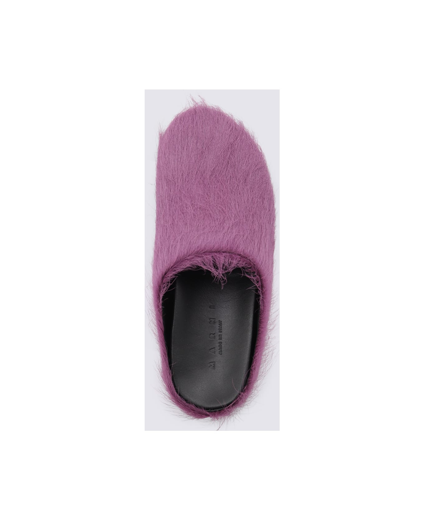 Violet Leather Sandals - 4