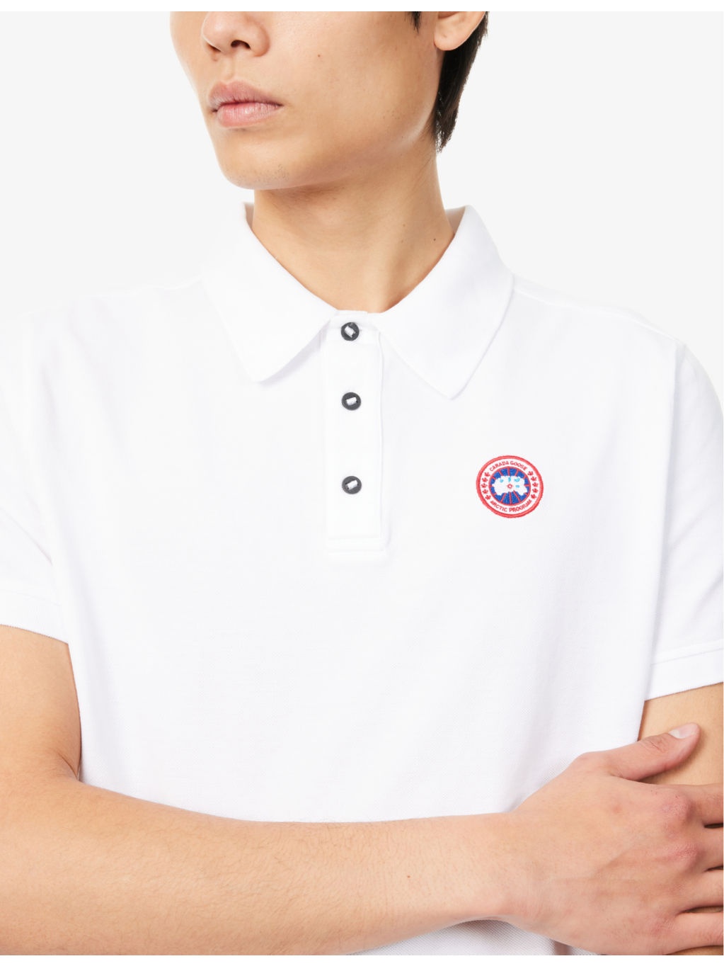 Beckley logo-patch cotton polo shirt - 5