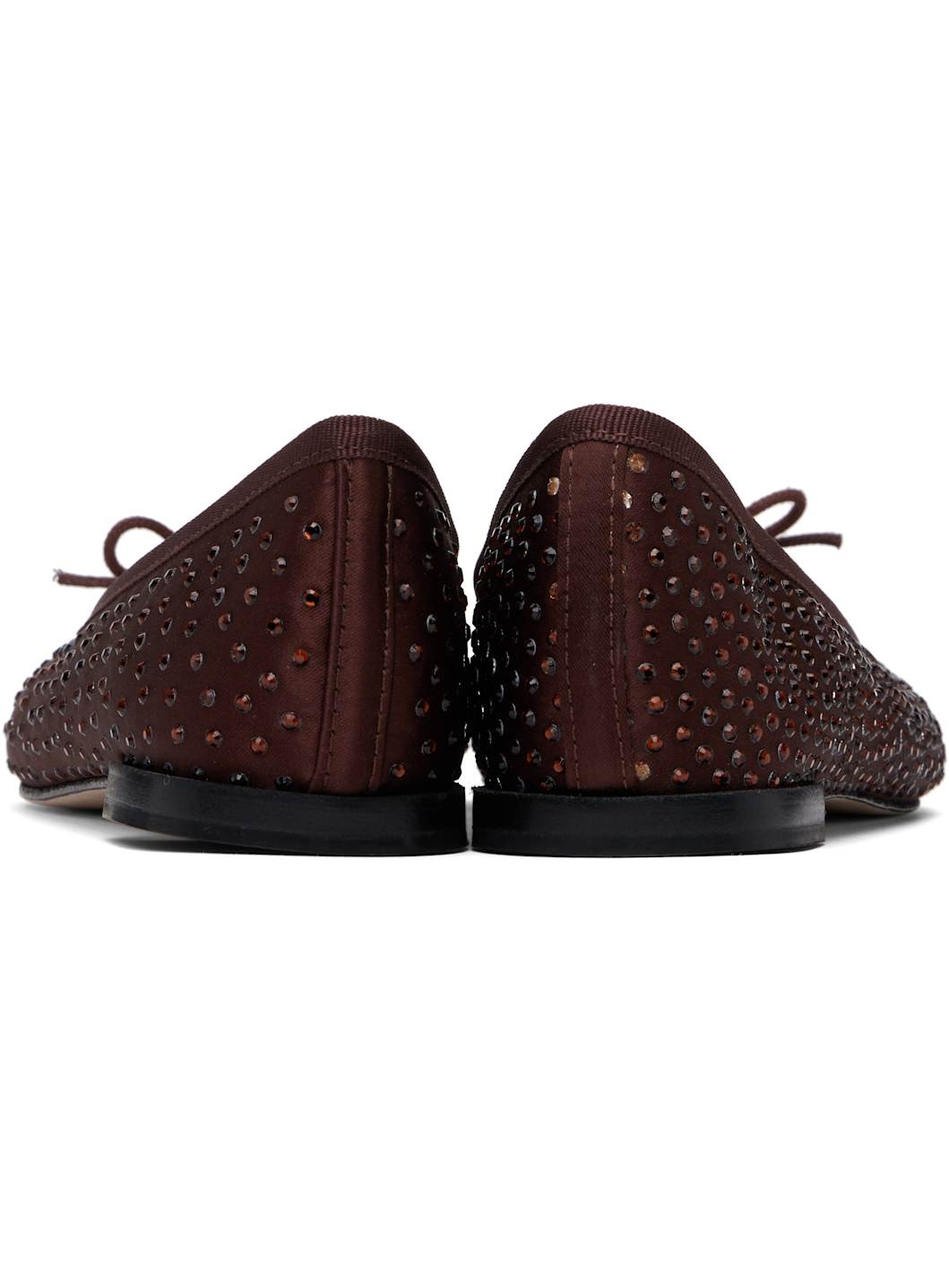 Brown High Cendrillon Ballerina Flats - 2