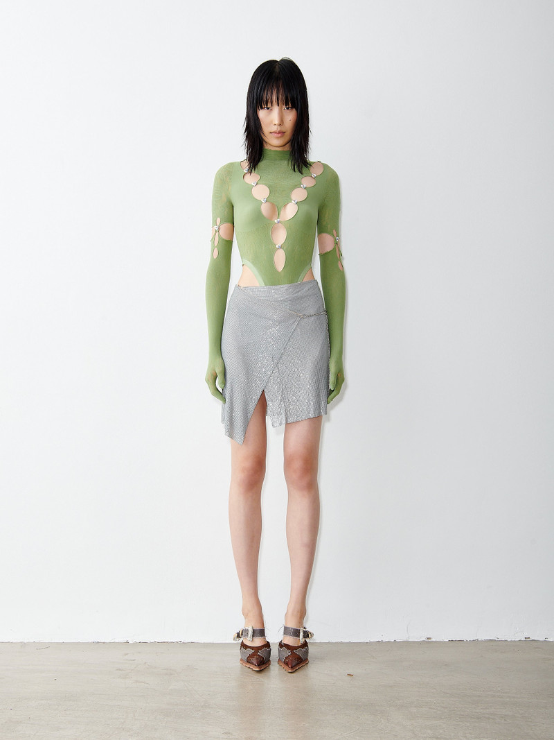 POSTER GIRL WINONA WRAP SKIRT METEORITE outlook